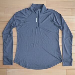 Reebok Quarter Zip Athletic Top Size M